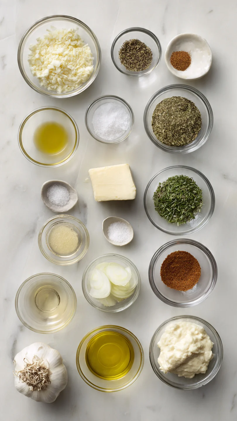 Garlic Butter Roasted Parsnips - Ingredients