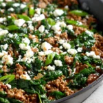 Heavenly Ground Beef And Spinach Skillet With Feta - Image 3
