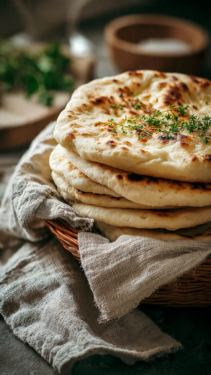 Homemade Mediterranean Flatbread - Image 1