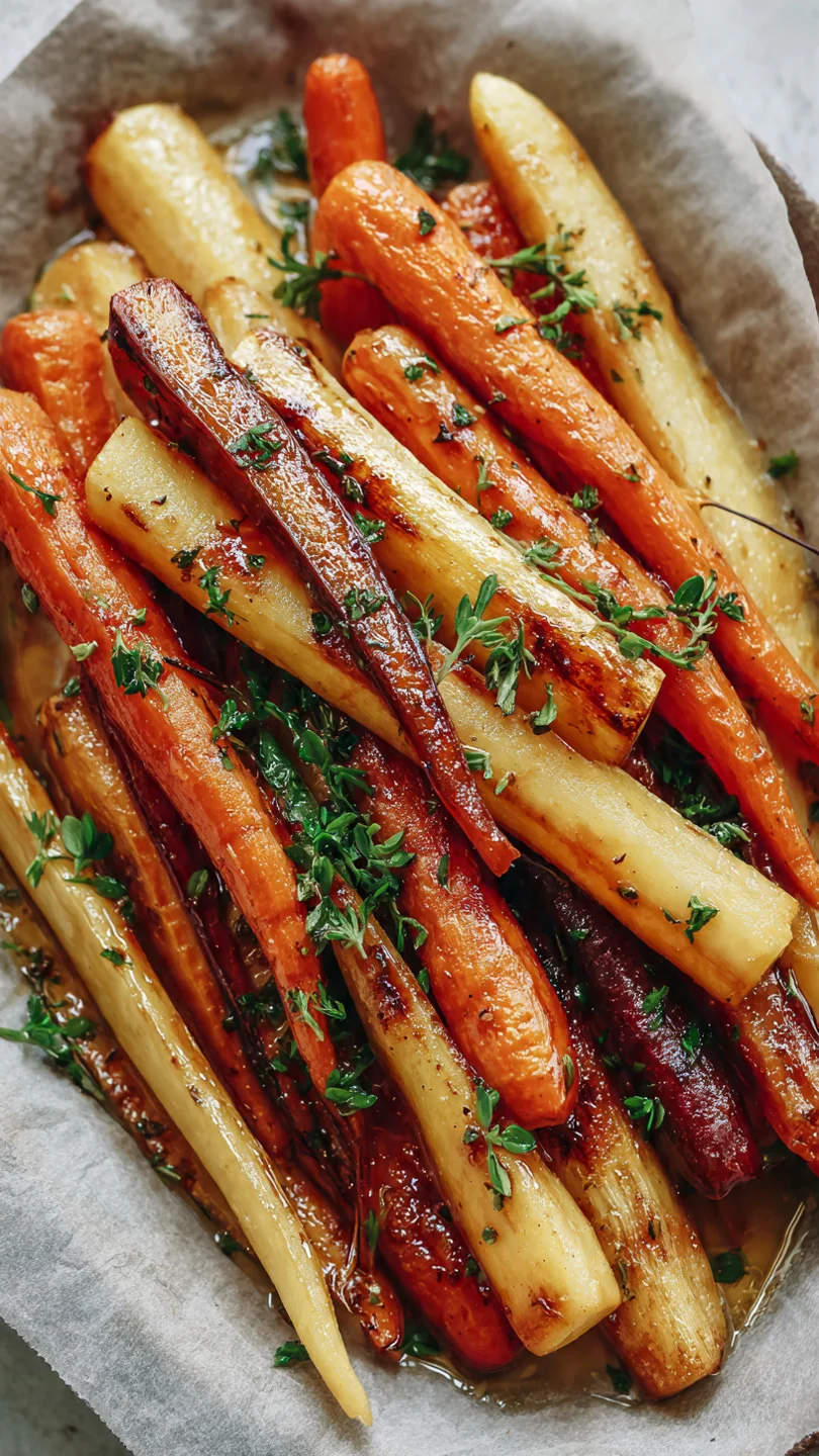 Honey Glazed Carrots And Parsnips - Image 1
