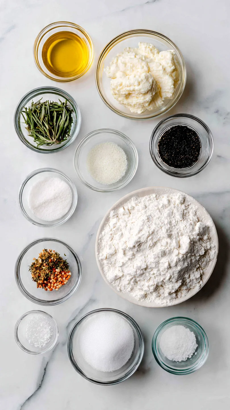 New Haven–Style White Clam And Garlic Pizzas - Ingredients