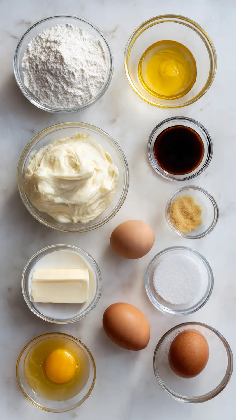 Parsnip Honey Cake With Lemon Ricotta Frosting - Ingredients