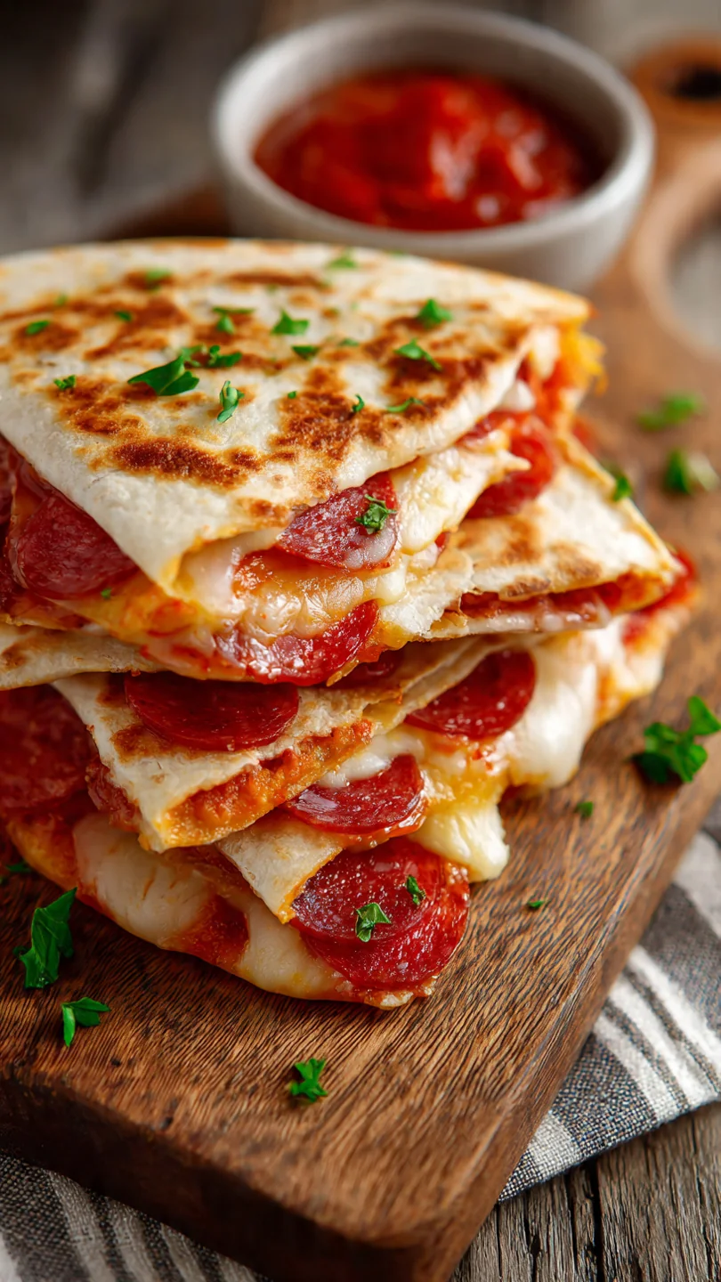 Pepperoni Pizza Quesadillas - Image 1