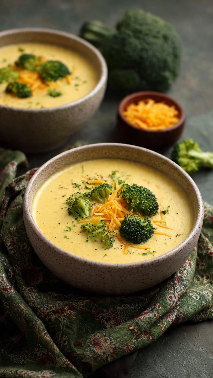 Roasted Broccoli And Cheddar Soup - Image 1