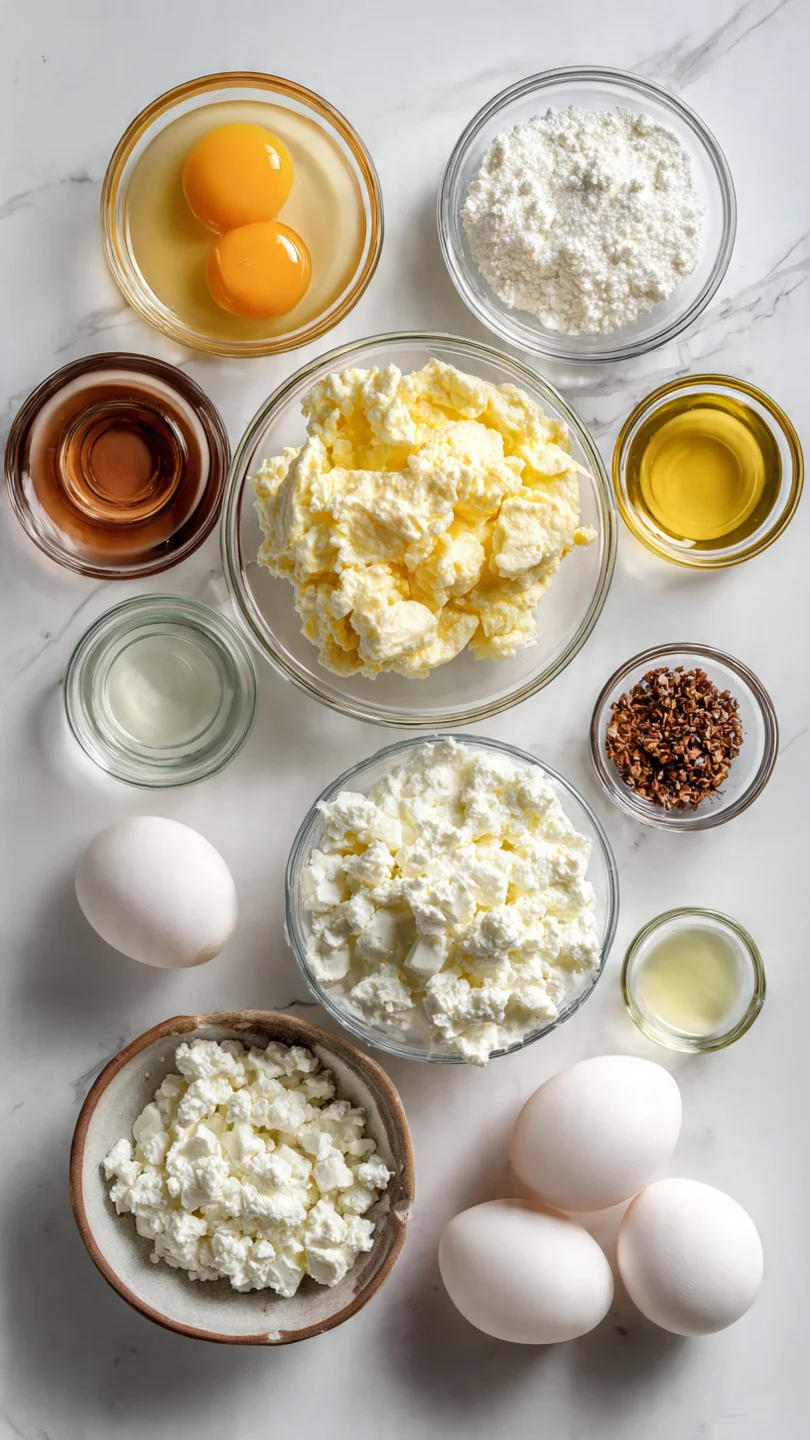 Scrambled Eggs With Cottage Cheese - Ingredients