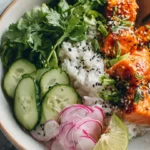 Spicy Salmon Bowls With Coconut Rice - Image 3