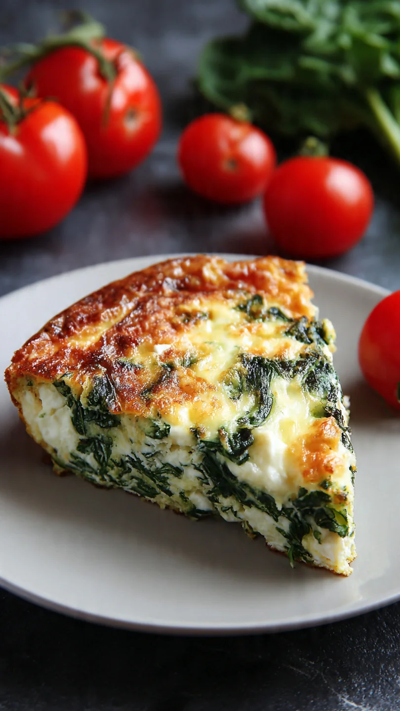 Spinach Quiche Recipe (Crustless) - Image 1