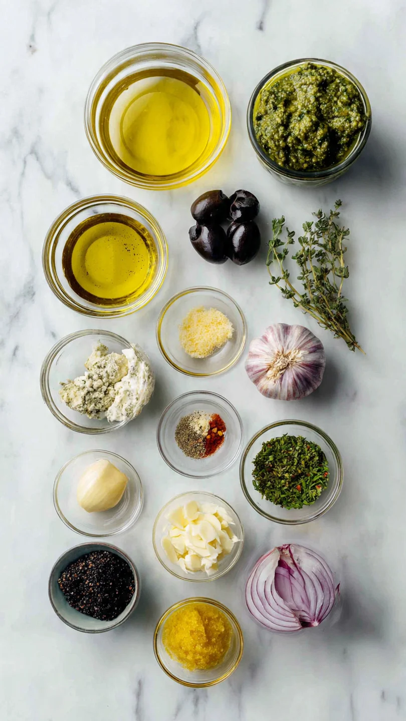 The Best Pesto Pizza Recipe - Ingredients