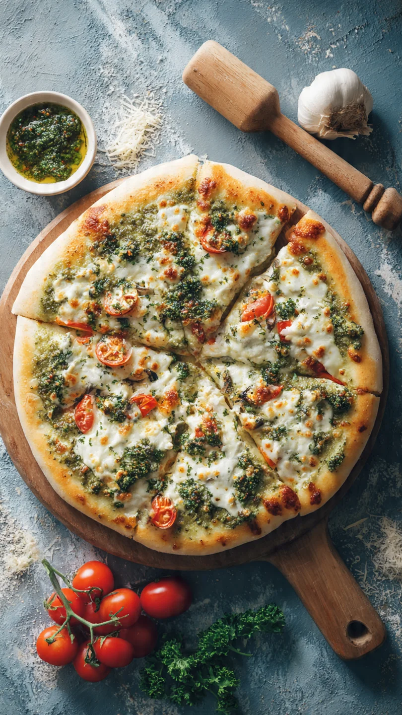 The Best Pesto Pizza Recipe - Image 1