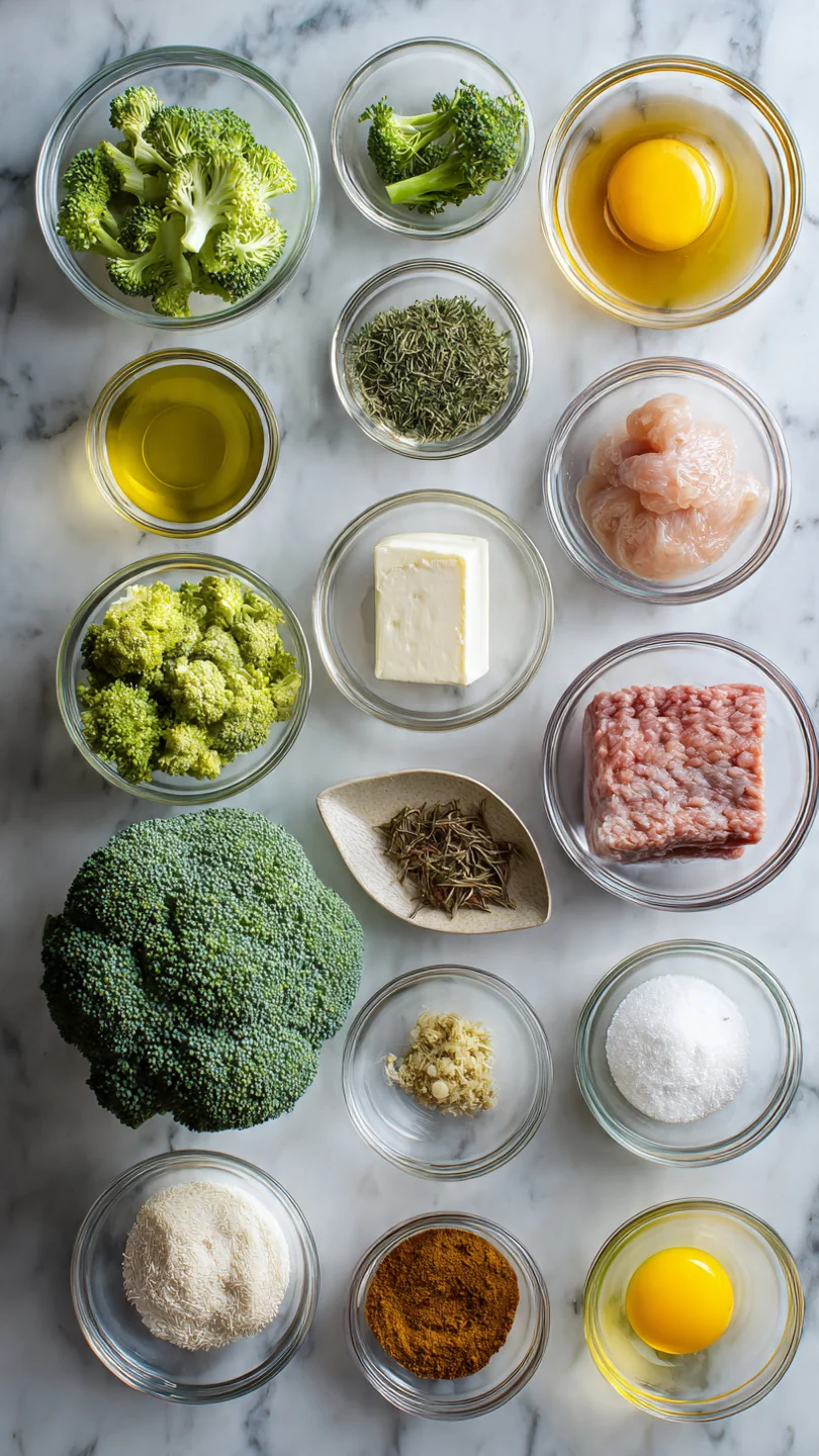 Ultimate Cheesy Broccoli Casserole - Ingredients