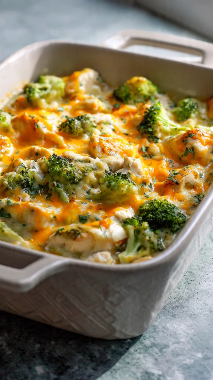 30-Minute Cheesy Chicken Broccoli Casserole - Image 1