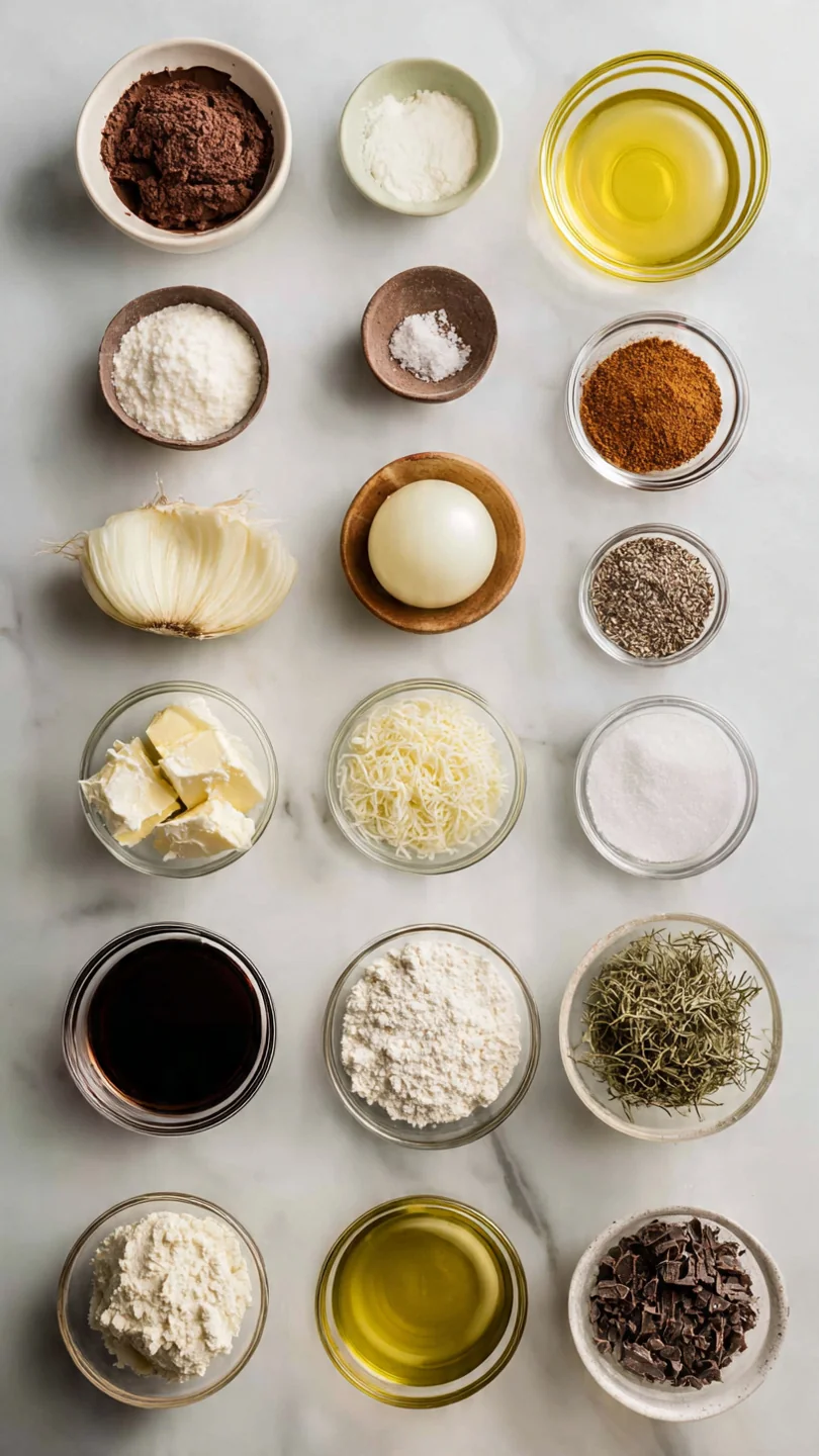 Better Than Anything Chocolate Cake - Ingredients