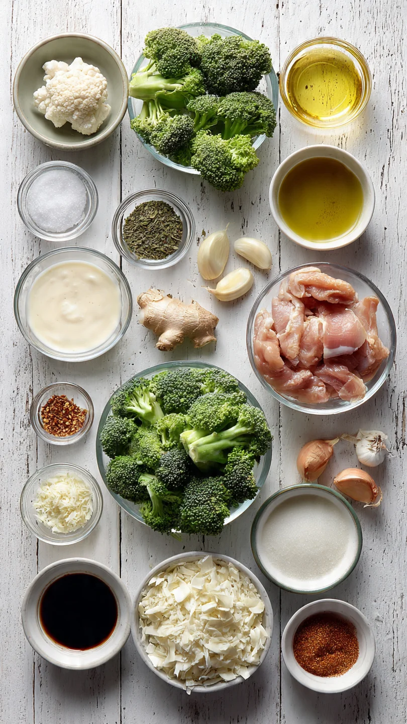 Broccoli With Garlic Sauce - Ingredients