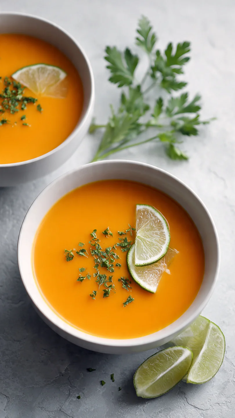 Carrot Parsnip Ginger Lime Soup - Image 1