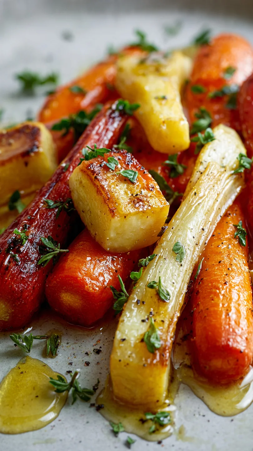 Delicious Honey Roasted Carrots & Parsnips - Ingredients