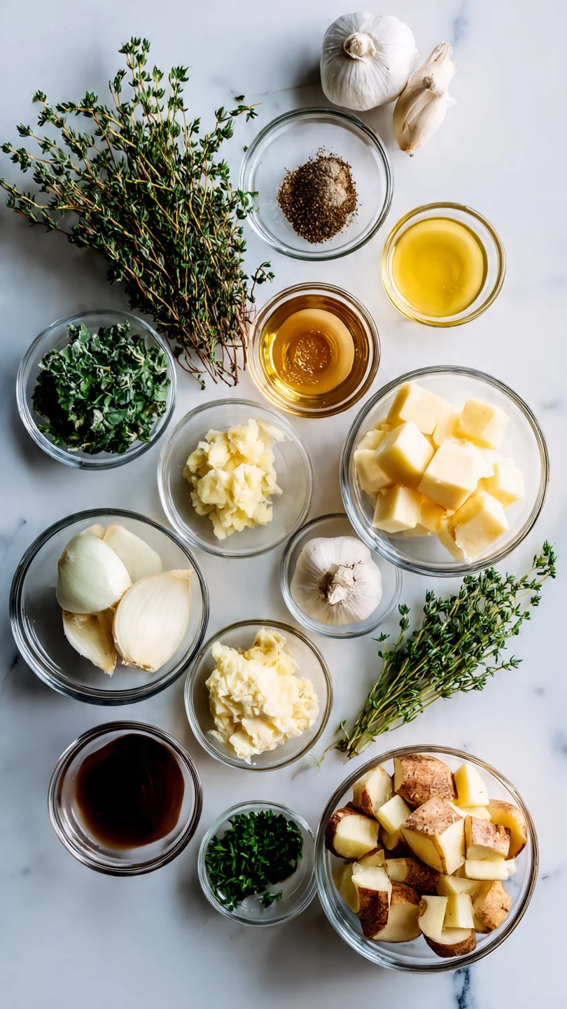 Easy Maple Roasted Parsnips With Thyme - Ingredients