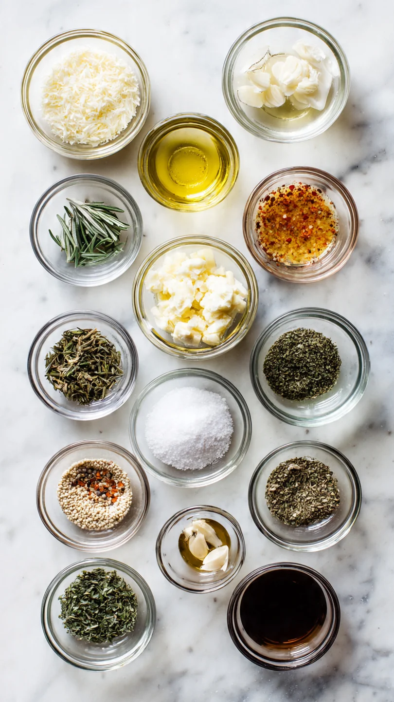 Garlic Butter Roasted Parsnips - Ingredients