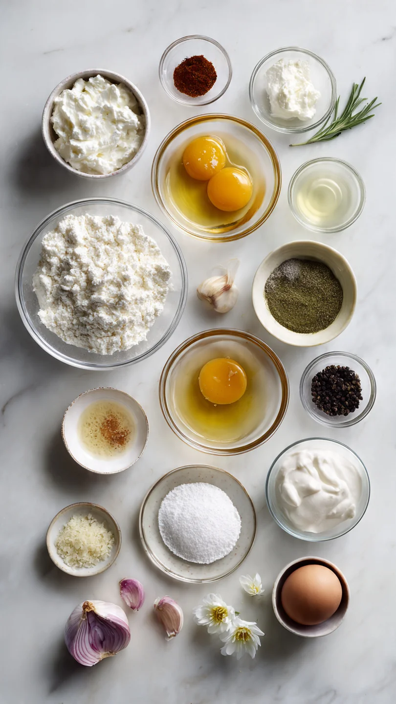 Greek Yogurt Pancakes - Ingredients