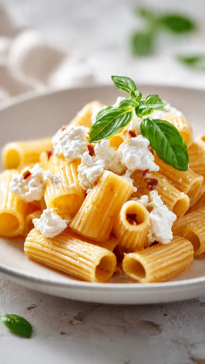 Healthy Cottage Cheese Rigatoni - Ingredients