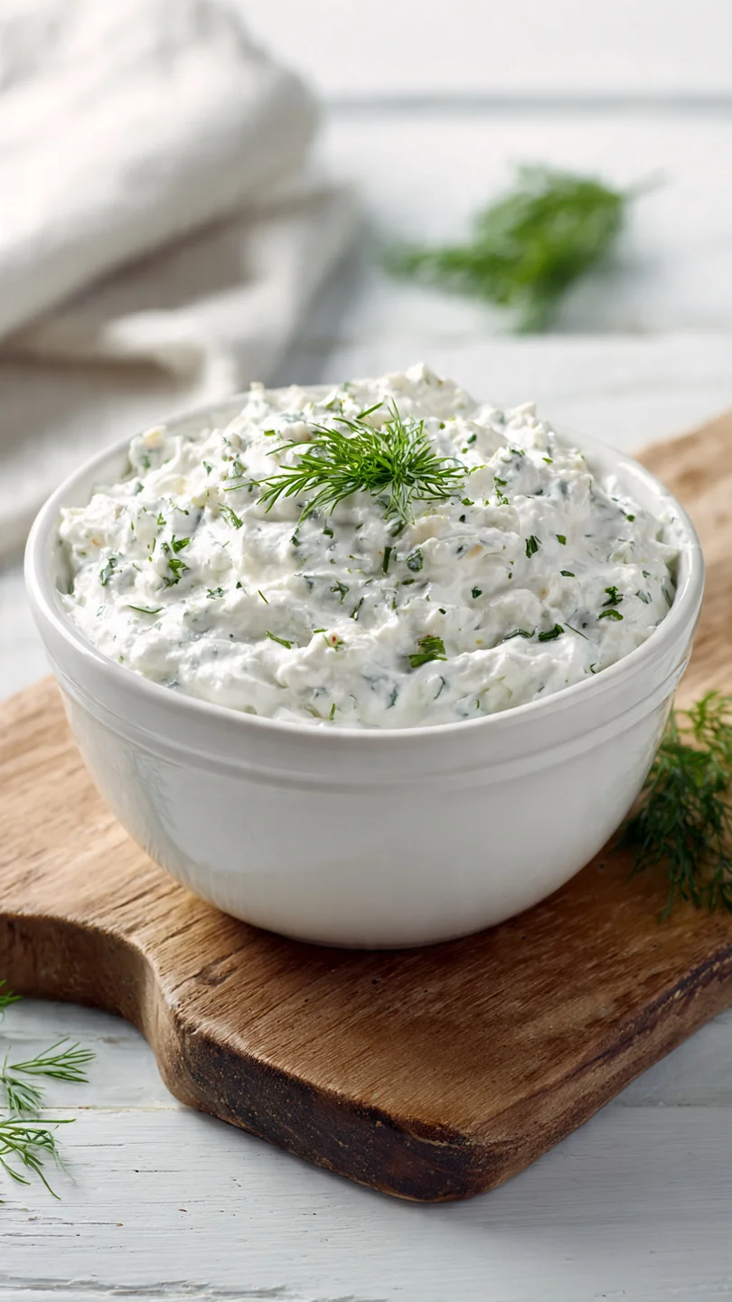 High Protein Cottage Cheese Ranch Dip