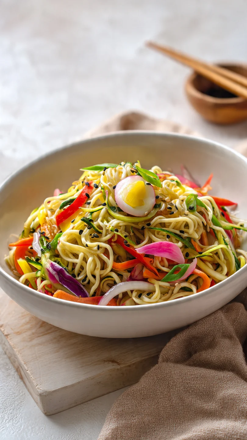 Noodle Salad Recipes, Asian Ramen Noodle Salad - Image 1