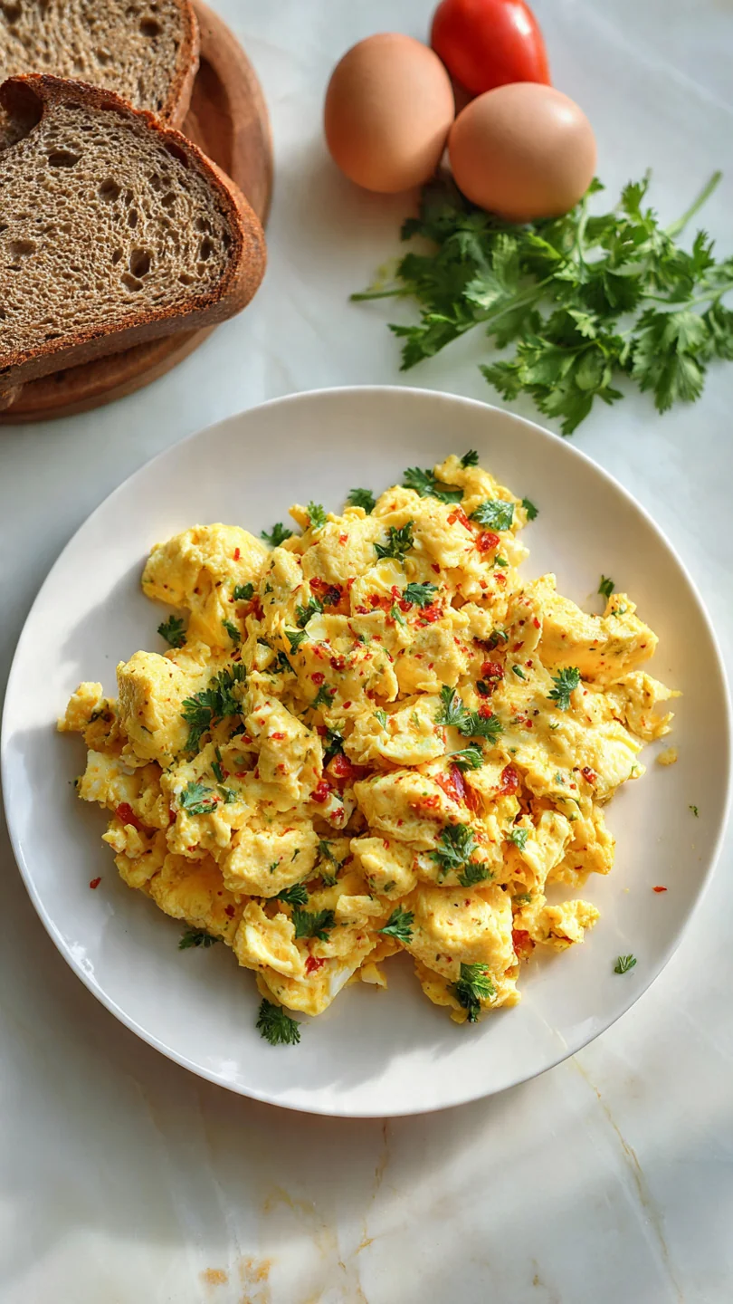 Parsi Scrambled Eggs - Ingredients