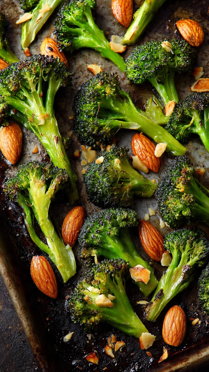 Roasted Broccoli Roasted Almonds, Lemon & Pecorino Cheese - Image 1