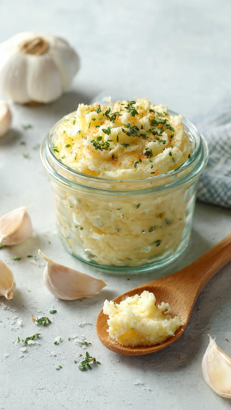 Roasted Garlic Cowboy Butter - Ingredients