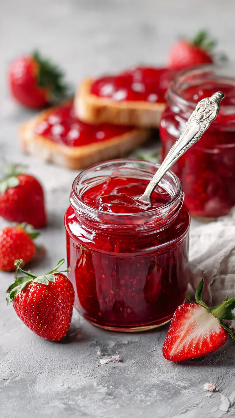 Best Strawberry Jam - Ingredients