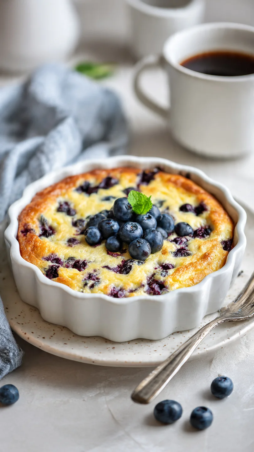 High Protein Blueberry Cottage Cheese Breakfast Bake Recipe - Ingredients